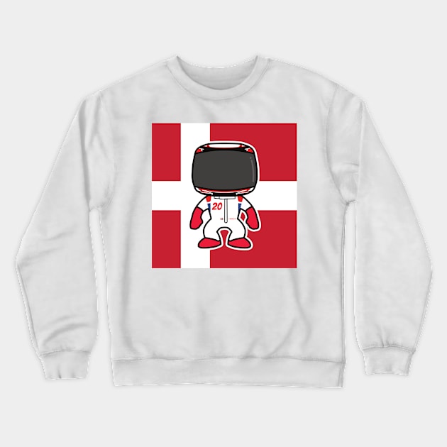 Kevin Magnussen Custom Bobblehead - 2022 Season Flag Edition Crewneck Sweatshirt by GreazyL